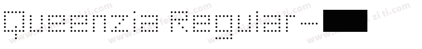 Queenzia Regular字体转换